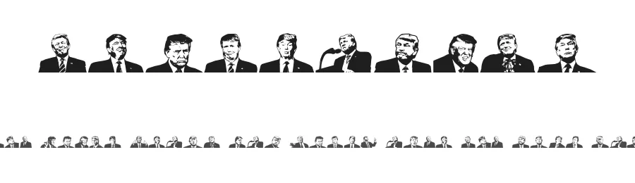Trumpolina by Vladimir Nikolic — Dingbats Font