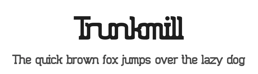 Trunkmill by Johan Aakerlund โ Sans Serif Font