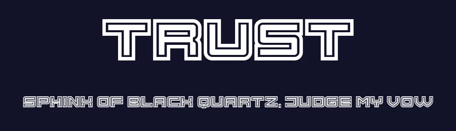 Trust by Vladimir Nikolic — Display Font — thumbnail 2