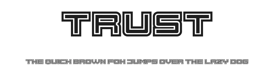 Trust by Vladimir Nikolic — Display Font