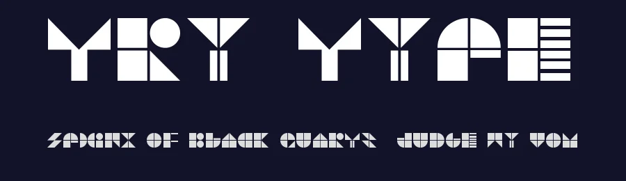 Try Type by Blastto — Decorative Font — thumbnail 2