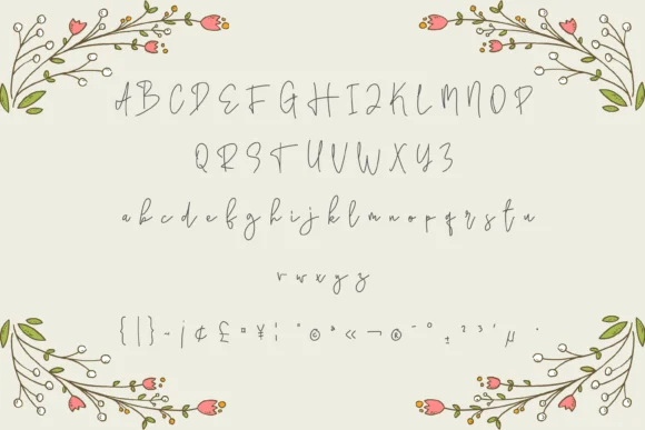 Tsanafia Font by nuraisyahamalia1729 — Script Handwritten Font — thumbnail 2