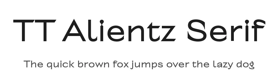 TT Alientz Serif by TypeType Foundry — Serif Font