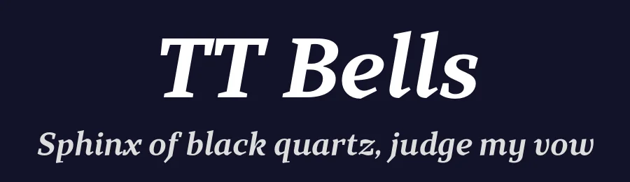 TT Bells by TypeType Foundry — Serif Font — thumbnail 2