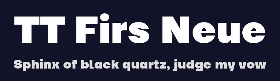 TT Firs Neue by TypeType Foundry — Sans Serif Font — thumbnail 2