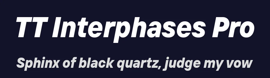 TT Interphases Pro by TypeType Foundry — Sans Serif Font — thumbnail 2