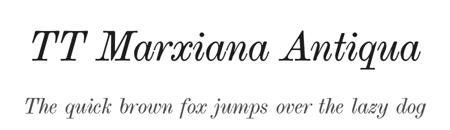 TT Marxiana Antiqua