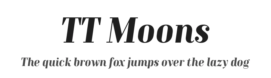 TT Moons by TypeType Foundry — Serif Font