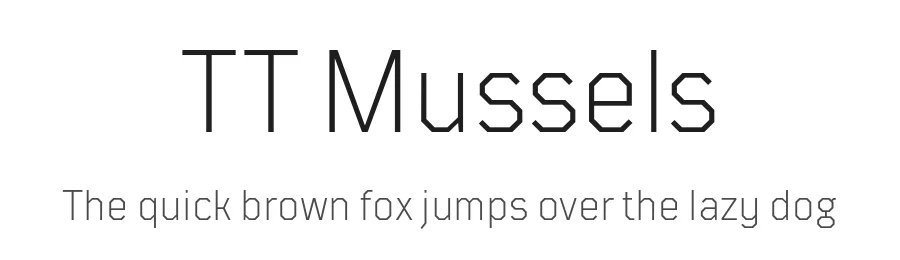 TT Mussels by TypeType Foundry — Display Font