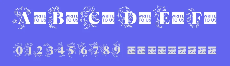 TT Ramillas Initials by TypeType Foundry — Decorative Font — thumbnail 3