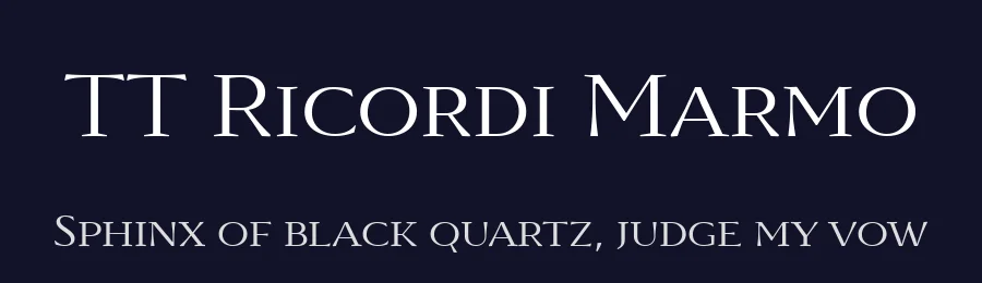 TT Ricordi Marmo by TypeType Foundry — Serif Font — thumbnail 2