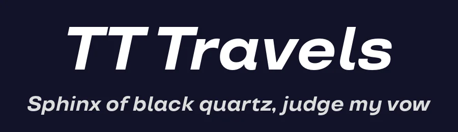 TT Travels by TypeType Foundry — Sans Serif Font — thumbnail 2
