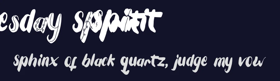 Tuesday Spirit by SSI.Scraps — Script Handwritten Font — thumbnail 2