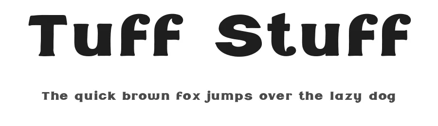 Tuff Stuff by BLKBK Fonts — Decorative Font