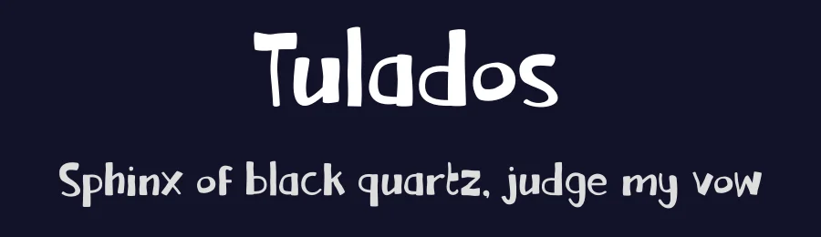 Tulados by Tokokoo Studio — Decorative Font — thumbnail 2