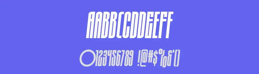 Turb0lence by Iconian Fonts — Decorative Font — thumbnail 3