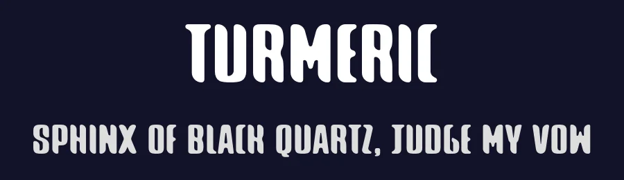 Turmeric by Don Marciano — Decorative Font — thumbnail 2