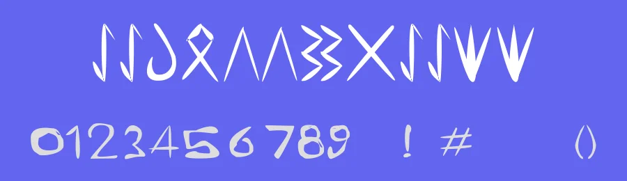 Tuzluca TDD by caferuluc — Dingbats Font — thumbnail 3