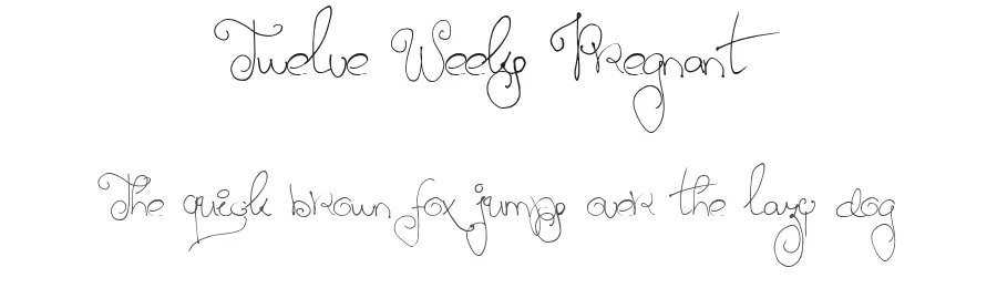 Twelve Weeks Pregnant