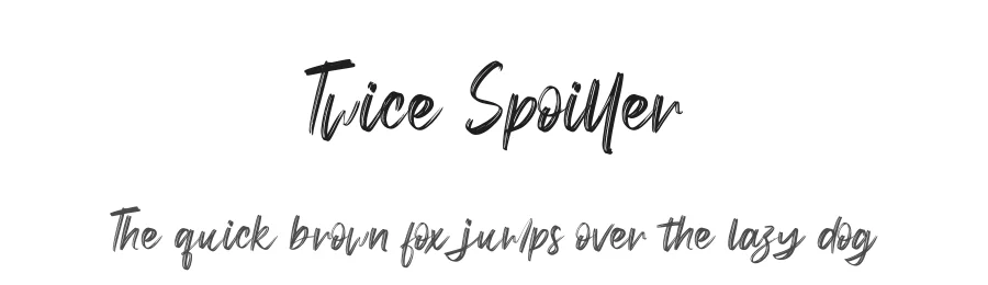 Twice Spoiller