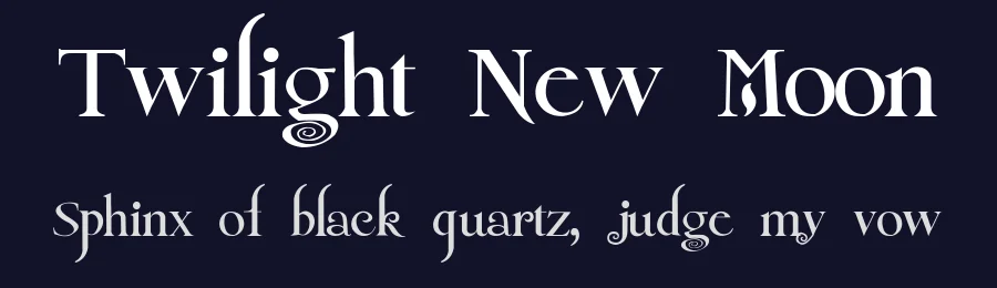 Twilight New Moon by Alphabet&Type® — Sans Serif Font — thumbnail 2