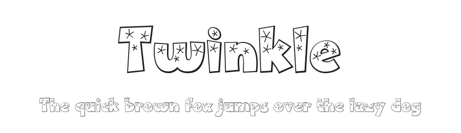 Twinkle by Bright Ideas — Decorative Font