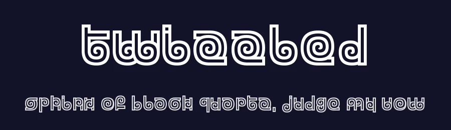 Twizzled by Chequered Ink — Decorative Font — thumbnail 2