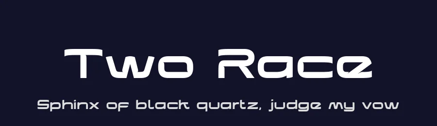 Two Race by Alit Design — Decorative Font — thumbnail 2