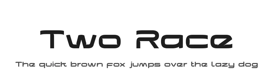 Two Race by Alit Design — Decorative Font