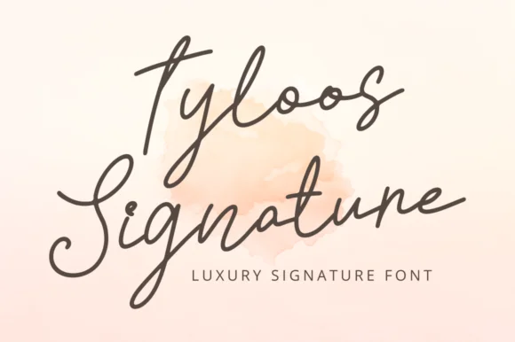 Tyloos Signature Font by attypestudio — Script Handwritten Font