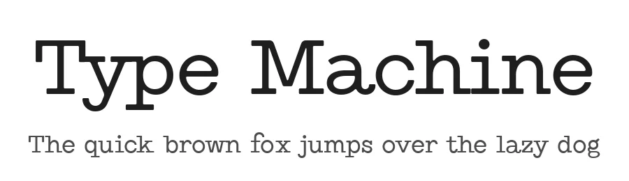Type Machine
