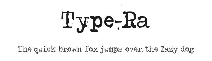 Type-Ra by Juha Korhonen β Decorative Font