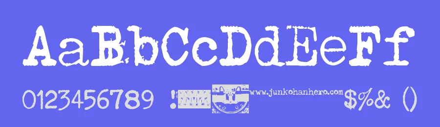 Typenoksidi by Juha Korhonen — Decorative Font — thumbnail 3