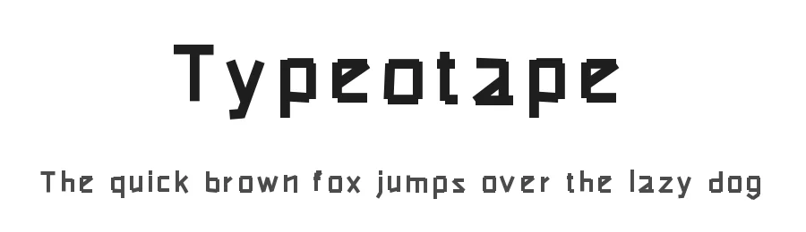 Typeotape