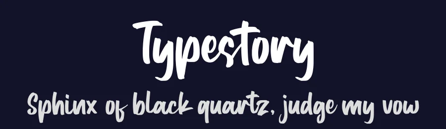 Typestory by FatmaStudio — Script Handwritten Font — thumbnail 2