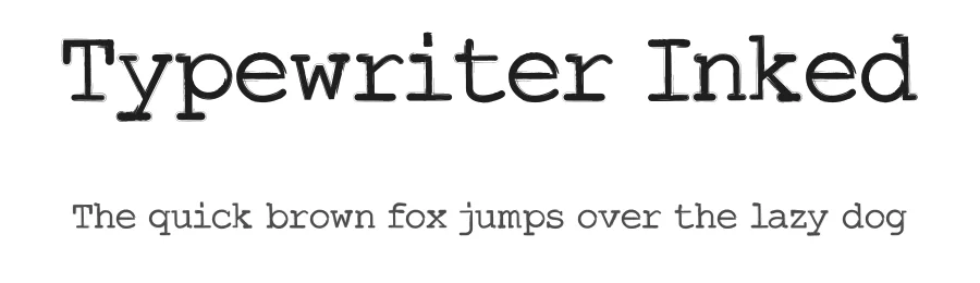 Typewriter Inked