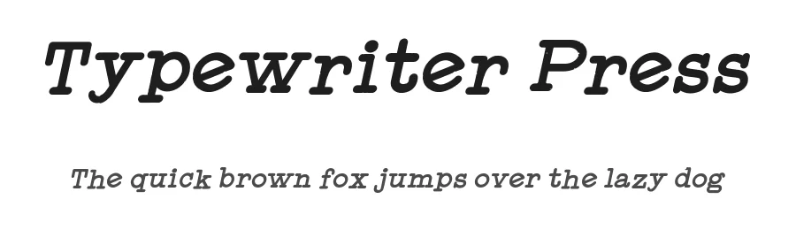 Typewriter Press