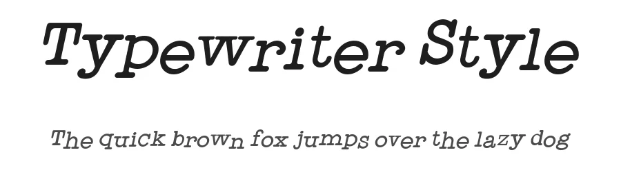 Typewriter Style by Galdino Otten Fonts — Decorative Font