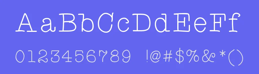Typewriter Hand by Jon Grafton — Decorative Font — thumbnail 3