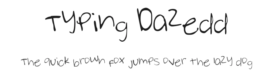Typing Dazedd