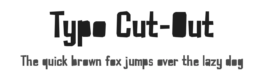 Typo Cut-Out