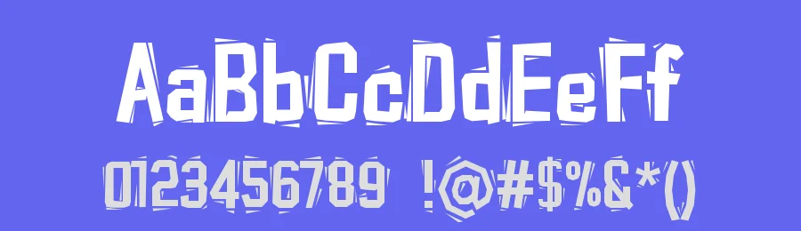 Typo Cut-Out Shaky by Studio Typo — Decorative Font — thumbnail 3