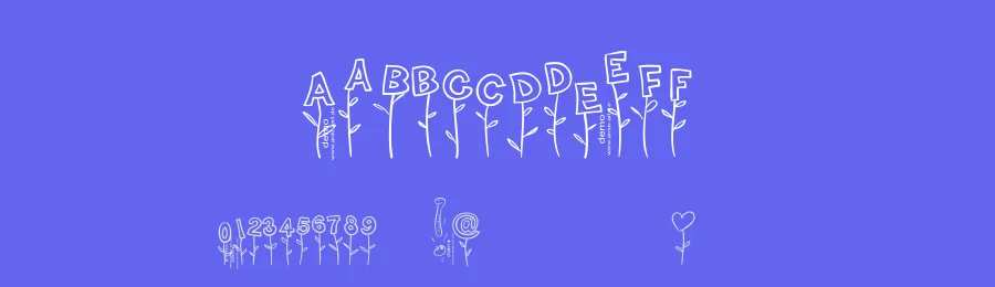 Typo Garden Demo by anke-art — Decorative Font — thumbnail 3