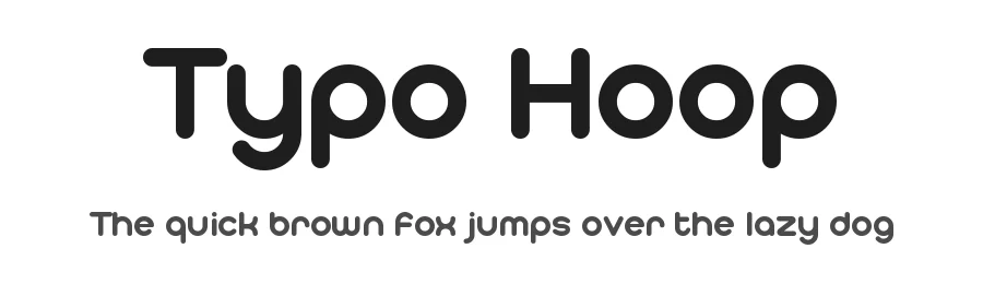 Typo Hoop