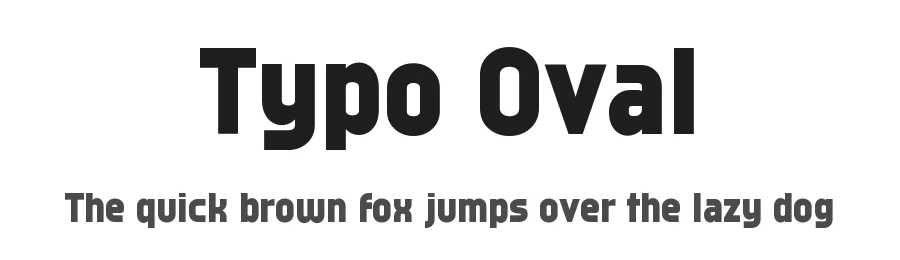 Typo Oval