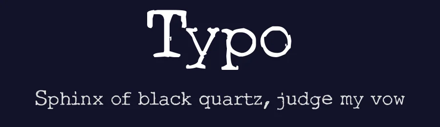 Typo by FontPanda — Decorative Font — thumbnail 2