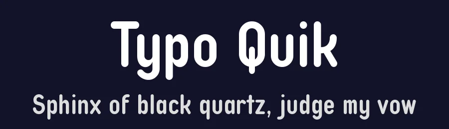 Typo Quik by Studio Typo — Sans Serif Font — thumbnail 2