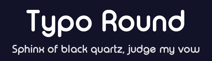 Typo Round by Studio Typo — Sans Serif Font — thumbnail 2