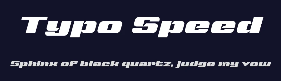 Typo Speed by Studio Typo — Display Font — thumbnail 2