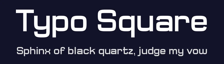 Typo Square by Studio Typo — Sans Serif Font — thumbnail 2